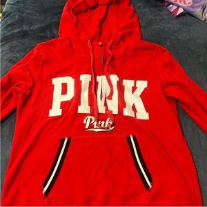 PINK Victoria's Secret Red Hoodie